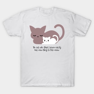 Sleeping Cat Art and Pun I T-Shirt